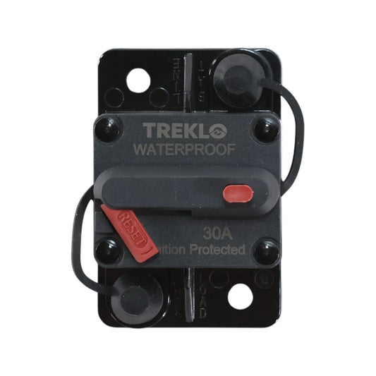 Treklo Premium Rated 30A circuit breaker for reliable 12v circuit protection