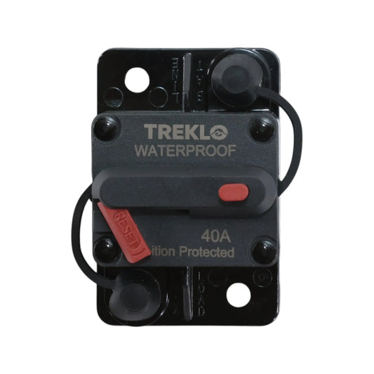 Treklo Premium Rated 40A circuit breaker for reliable 12v circuit protection