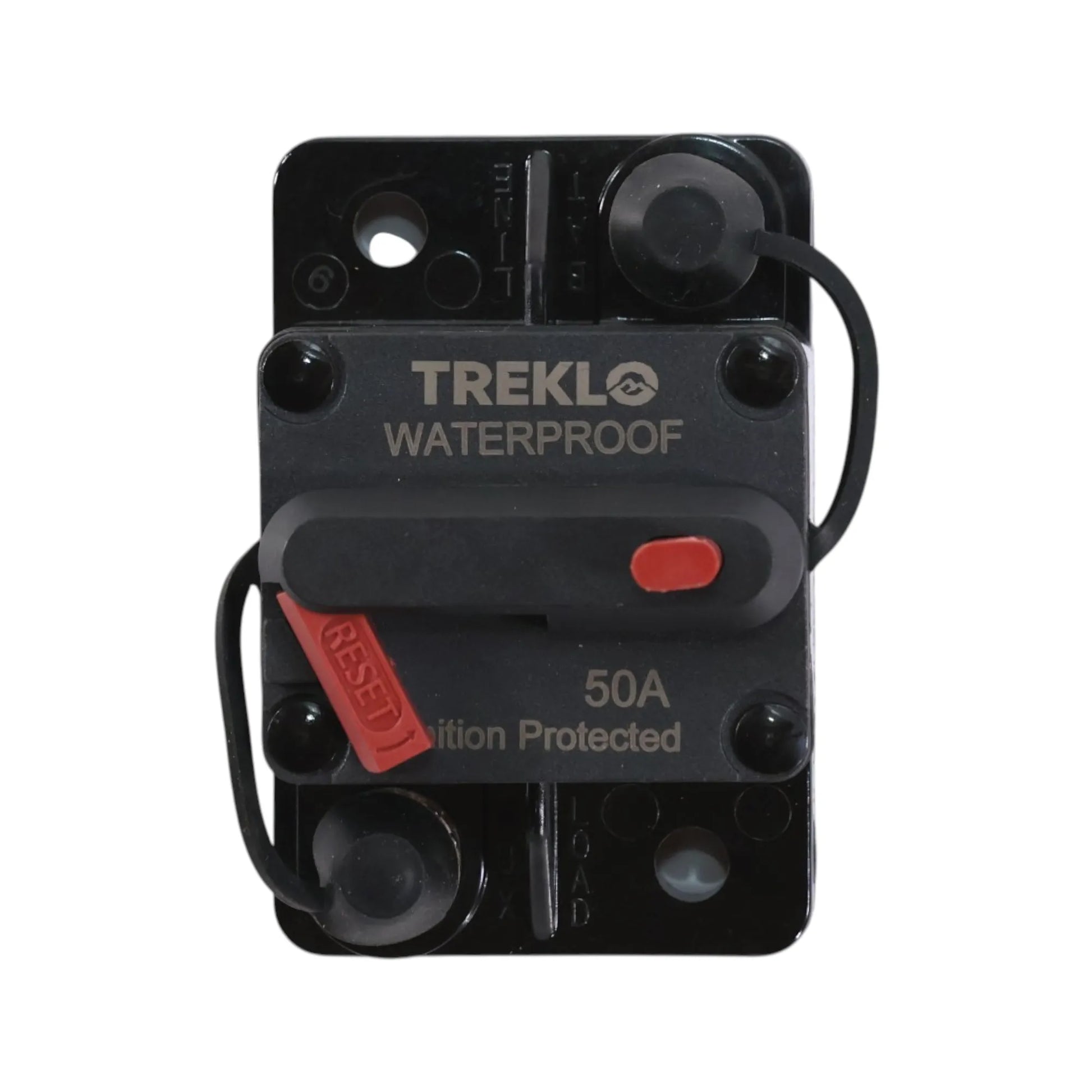 Treklo Premium Rated 50A circuit breaker for reliable 12v circuit protection