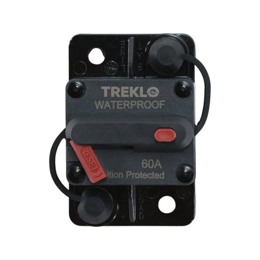Treklo Premium Rated 60A circuit breaker for reliable 12v circuit protection