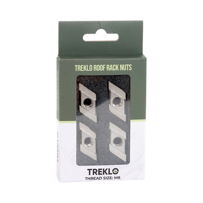 Treklo roof rack nuts for secure roof rack accessory installations