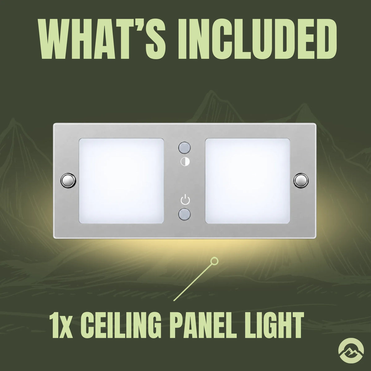 Treklo RV dimmable ceiling light for comfortable and adjustable 12v interior lighting