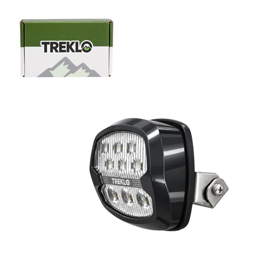 Treklo 55mm site and work light for compact caravan, campervan, and 4WD exterior installations