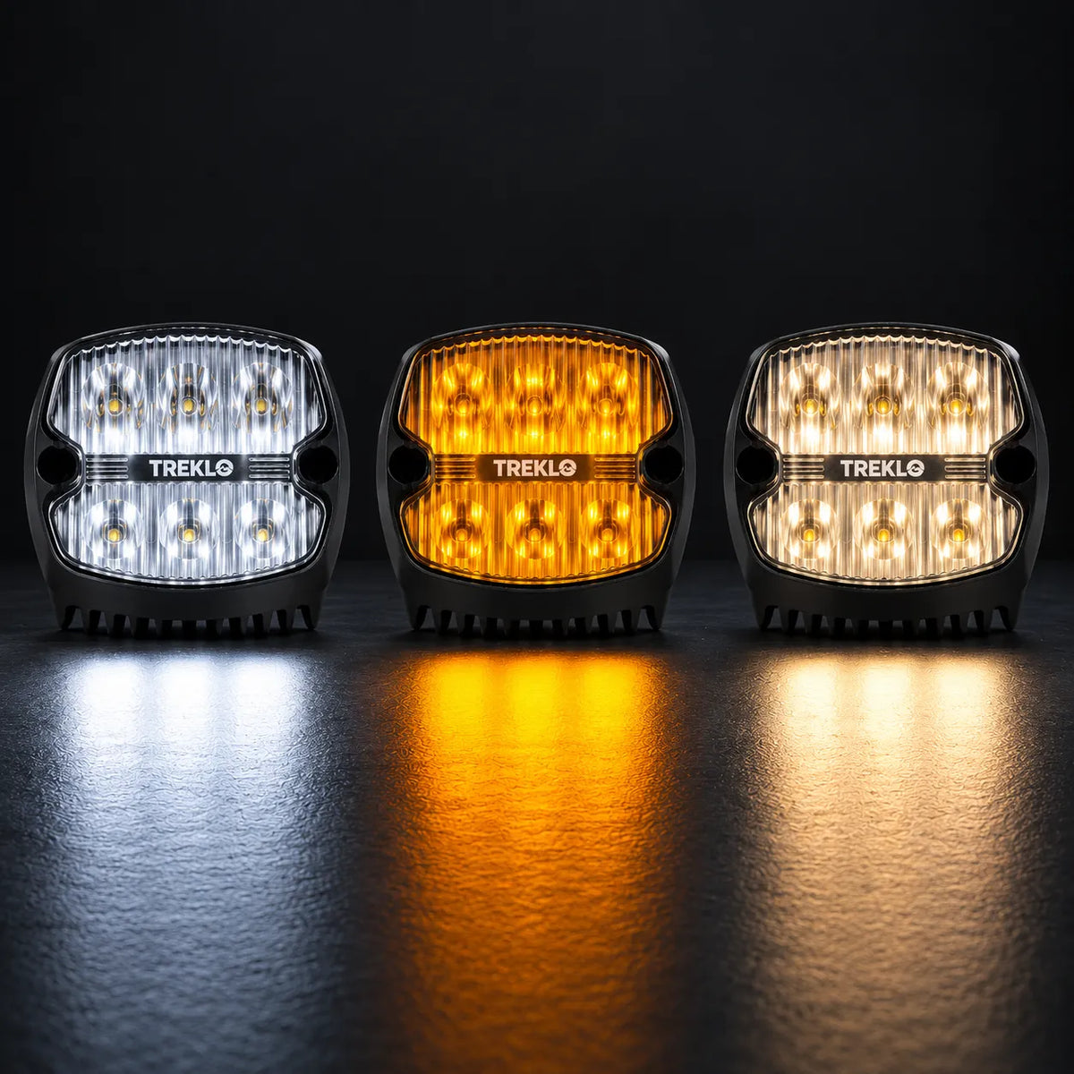Treklo small 4WD canopy site lamp for lighting storage compartments and touring equipment