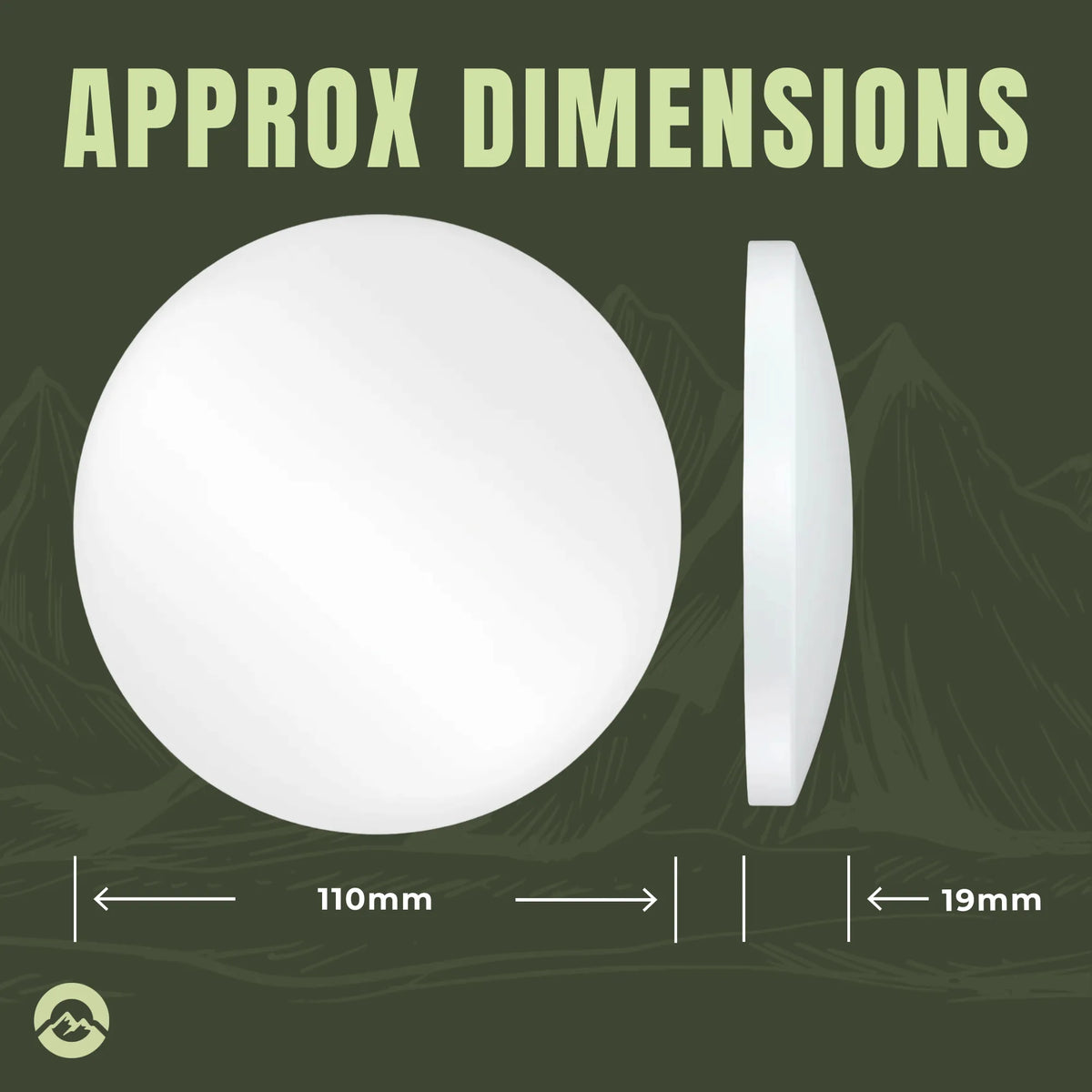 Treklo twin caravan roof dome lighting set for bedrooms, kitchens, lounges, and entry spaces