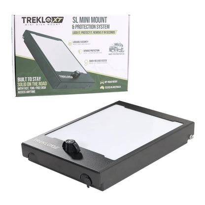 Treklo XT lockable aluminium mount for securely mounting a Starlink Mini dish