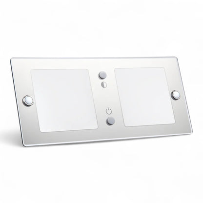 dimmable LED panel light with three colour modes