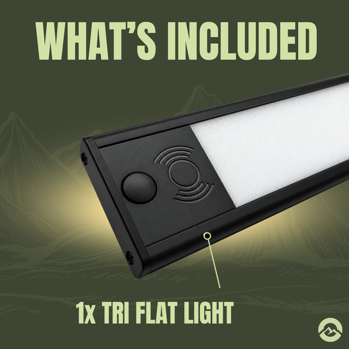 Tri color flat motorhome ceiling lamp measuring 26cm for modern recreational vehicle interiors