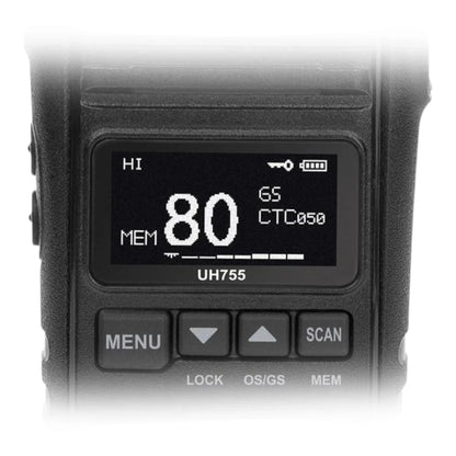 UH755 2 pack 5W UHF radios for outdoor communication.