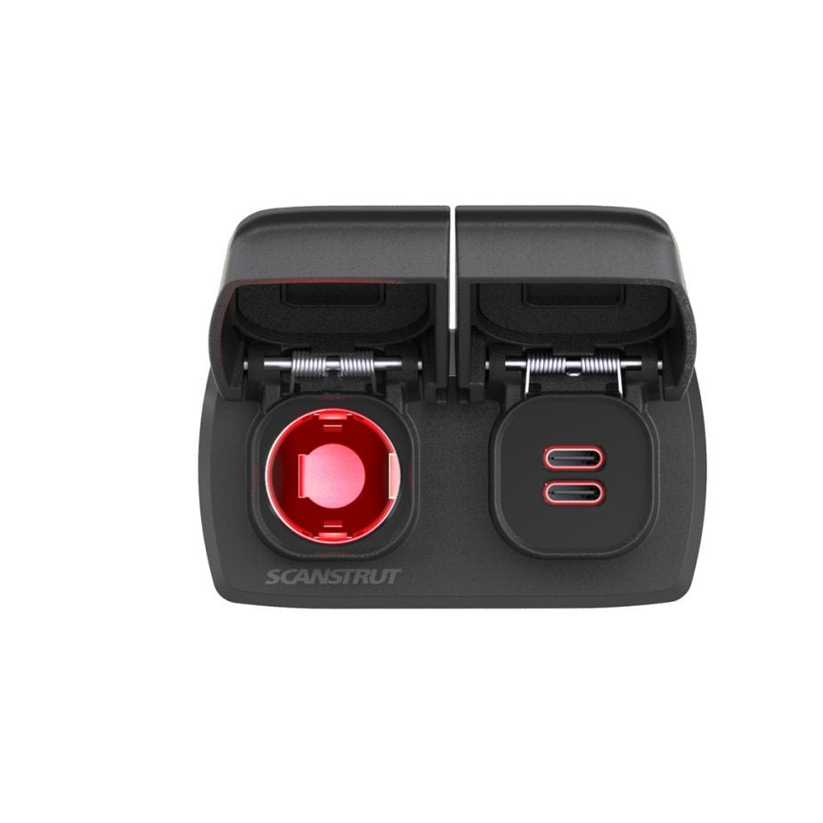 FLIP PRO Socket & Dual USB-C SC-Multi-F1 12V