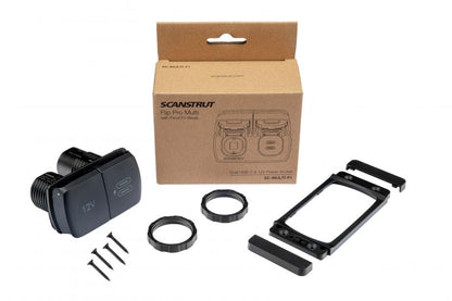 FLIP PRO Socket & Dual USB-C SC-Multi-F1 12V