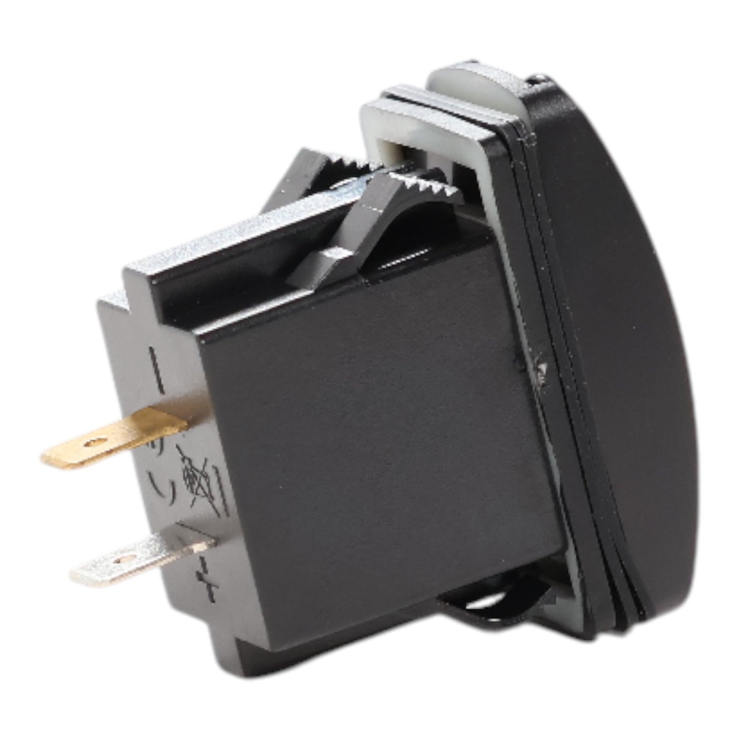 caravan rocker size usb a charging socket recessed mount