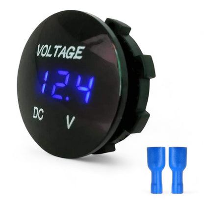 Round Waterproof Voltmeter