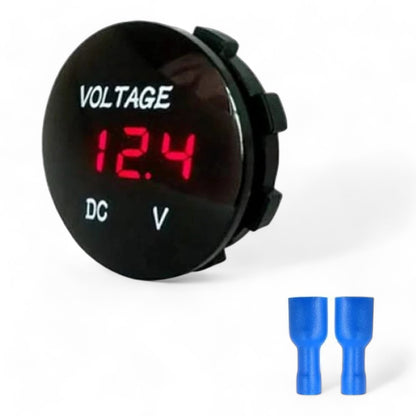 Round Waterproof Voltmeter