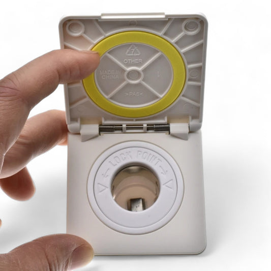 Weatherproof 12v Socket (White)