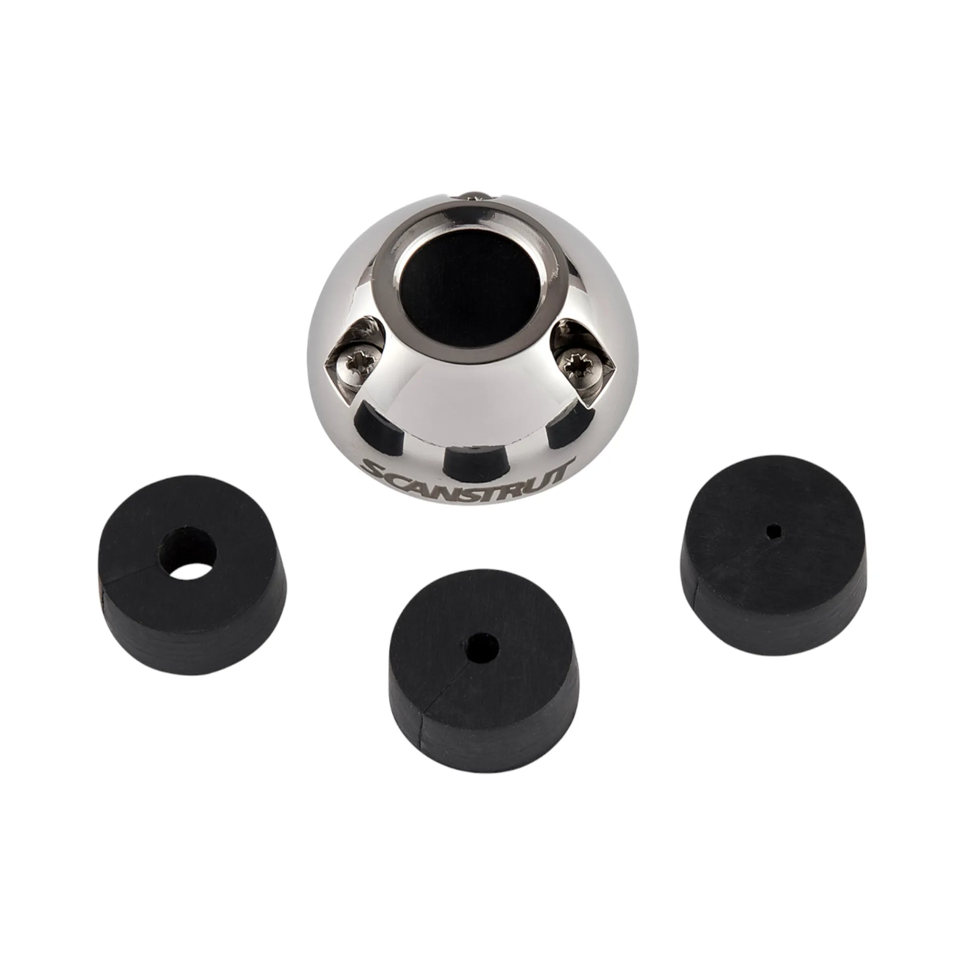 vertical stainless cable seal 16mm suits 2–8mm cables for caravan solar and accessory wiring
