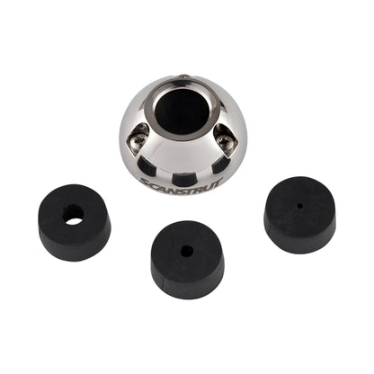 vertical stainless cable seal 16mm suits 2–8mm cables for caravan solar and accessory wiring