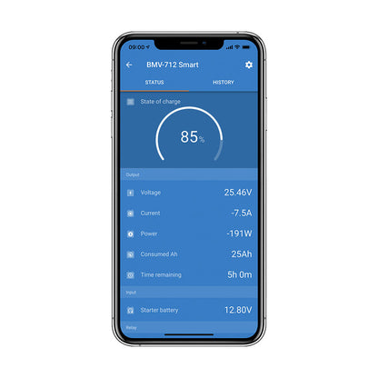 caravan victron bmv-712 smart monitor black with 500a 50mv shunt