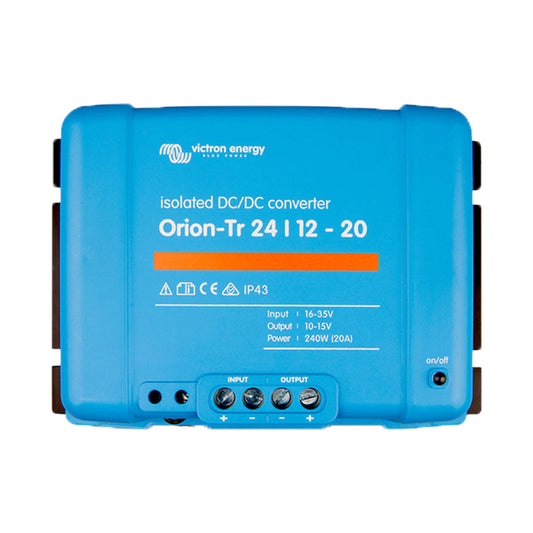 victron orion-tr isolated 24v to 12v 20a converter for 12v power systems