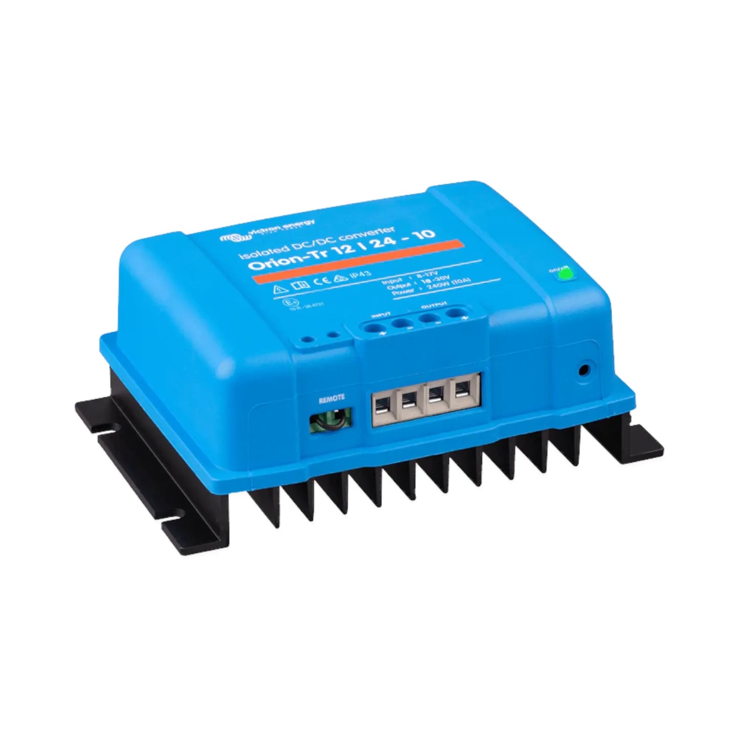 Victron Orion-Tr 12V to 24V 10A isolated DC-DC converter for off-grid installs