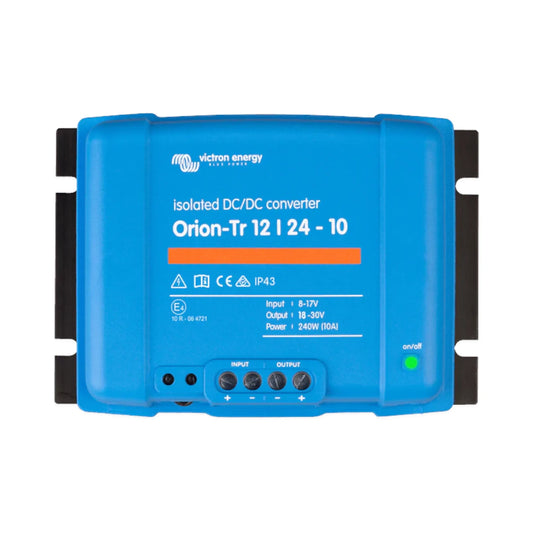 Victron Orion-Tr 12/24-10A isolated DC-DC converter for caravan, rv, and campervan systems