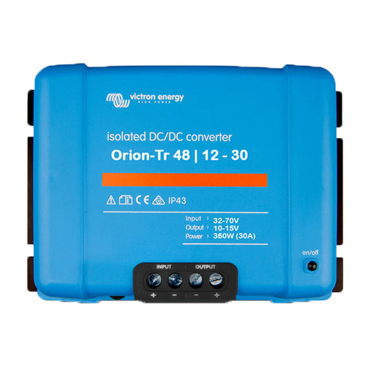 victron orion-tr 48/12-30a isolated dc-dc converter 48v to 12v 30a 360w power unit