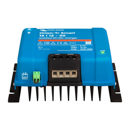rv victron orion-tr smart 12/12-30a dual battery charger isolated