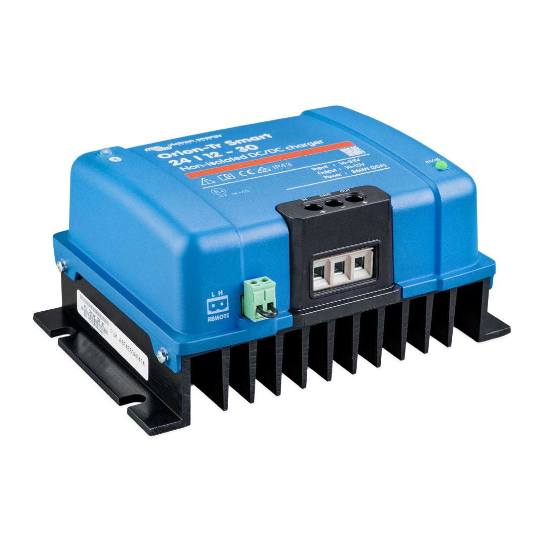 victron orion-tr smart 24v to 12v 30a dc-dc charger with bluetooth