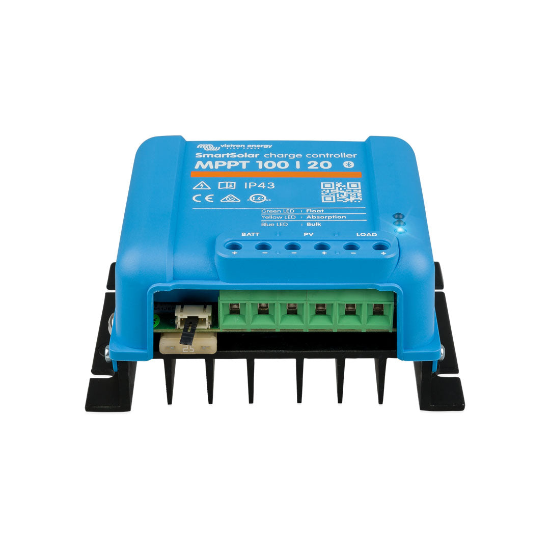 caravan victron mppt 100/20 smartsolar for solar battery charging