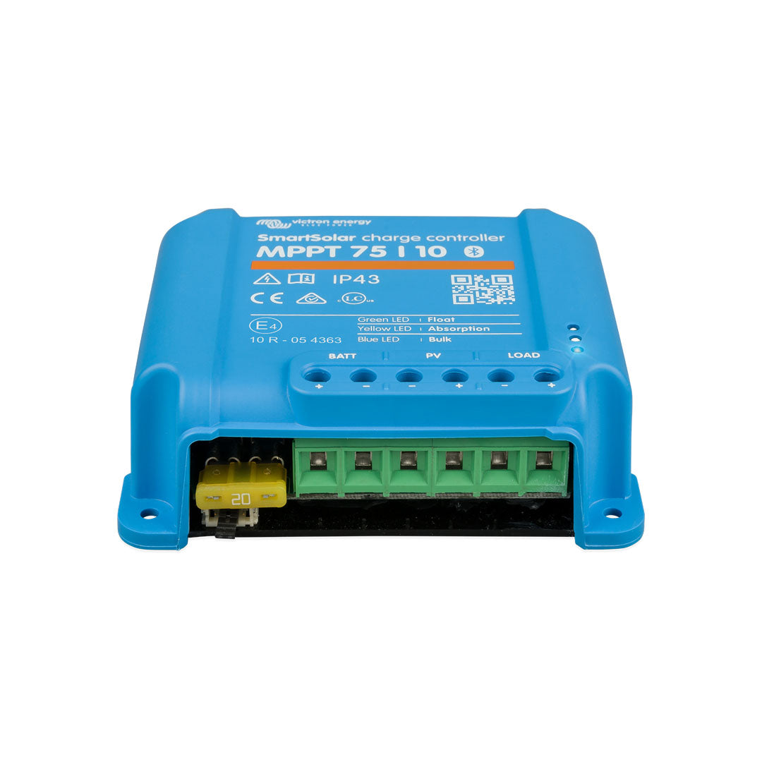 caravan victron 75/10 mppt solar regulator with bluetooth app control