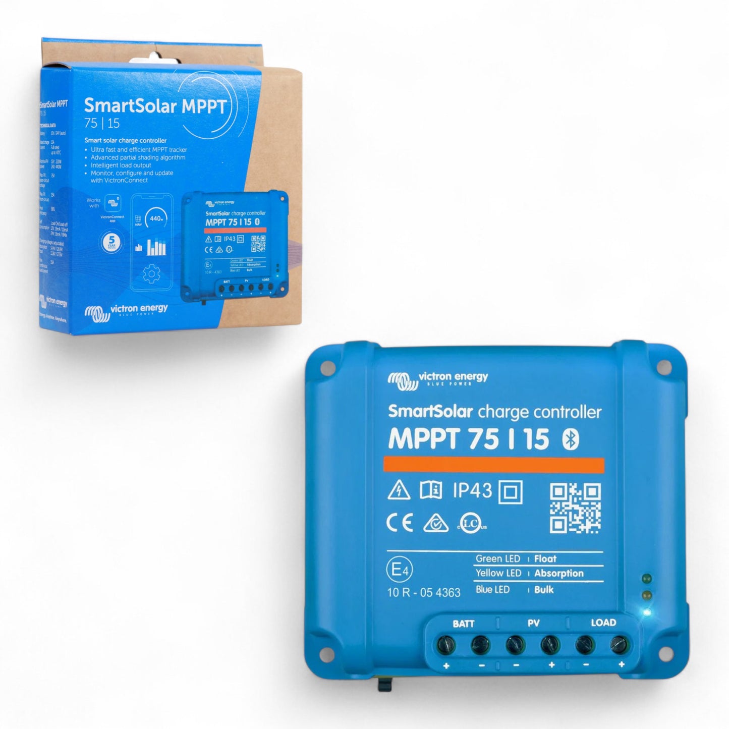 victron smartsolar mppt 75/15 bluetooth solar charge controller 12v 24v