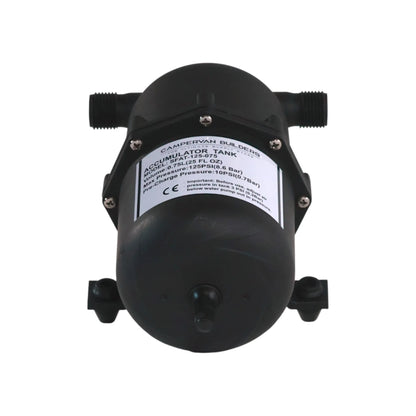 rv water accumulator tank for steady pressure