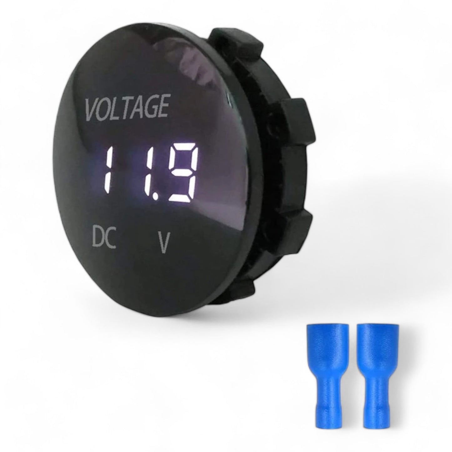 compact waterproof voltage gauge for 12v systems