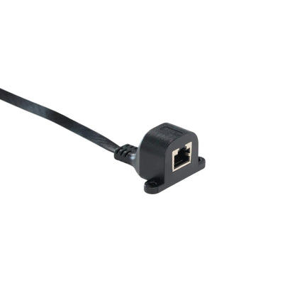 Weatherproof flat cable passthrough for Starlink Gen 3 network connections