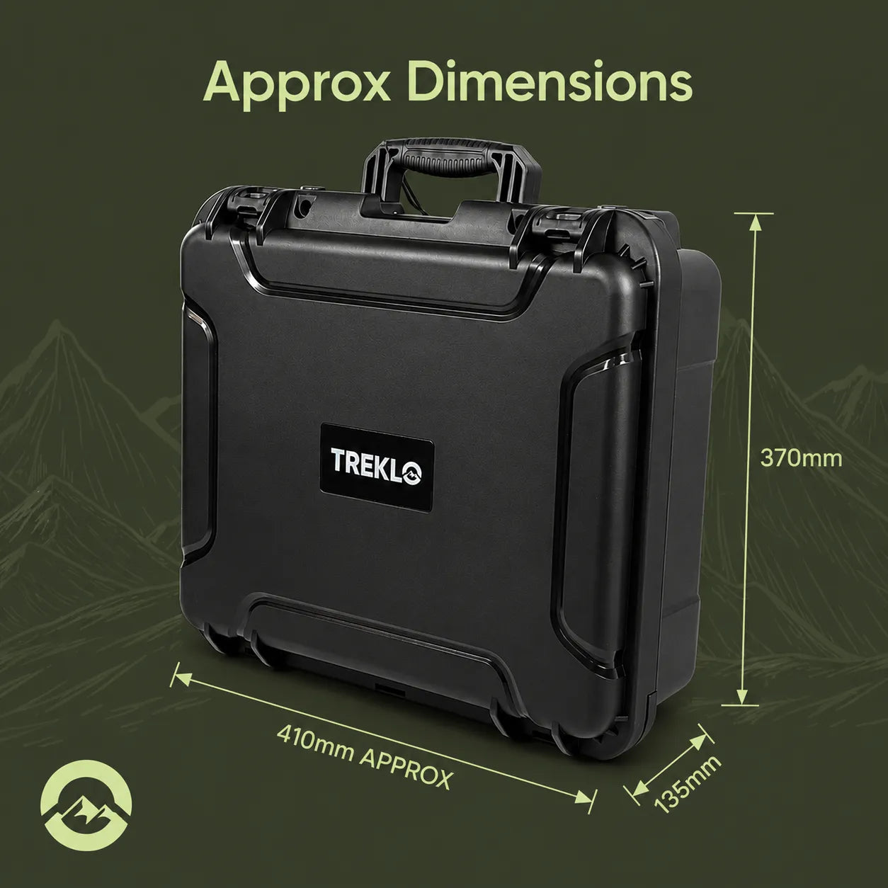 Weatherproof IP67 tough case designed for the shielded magnet mount