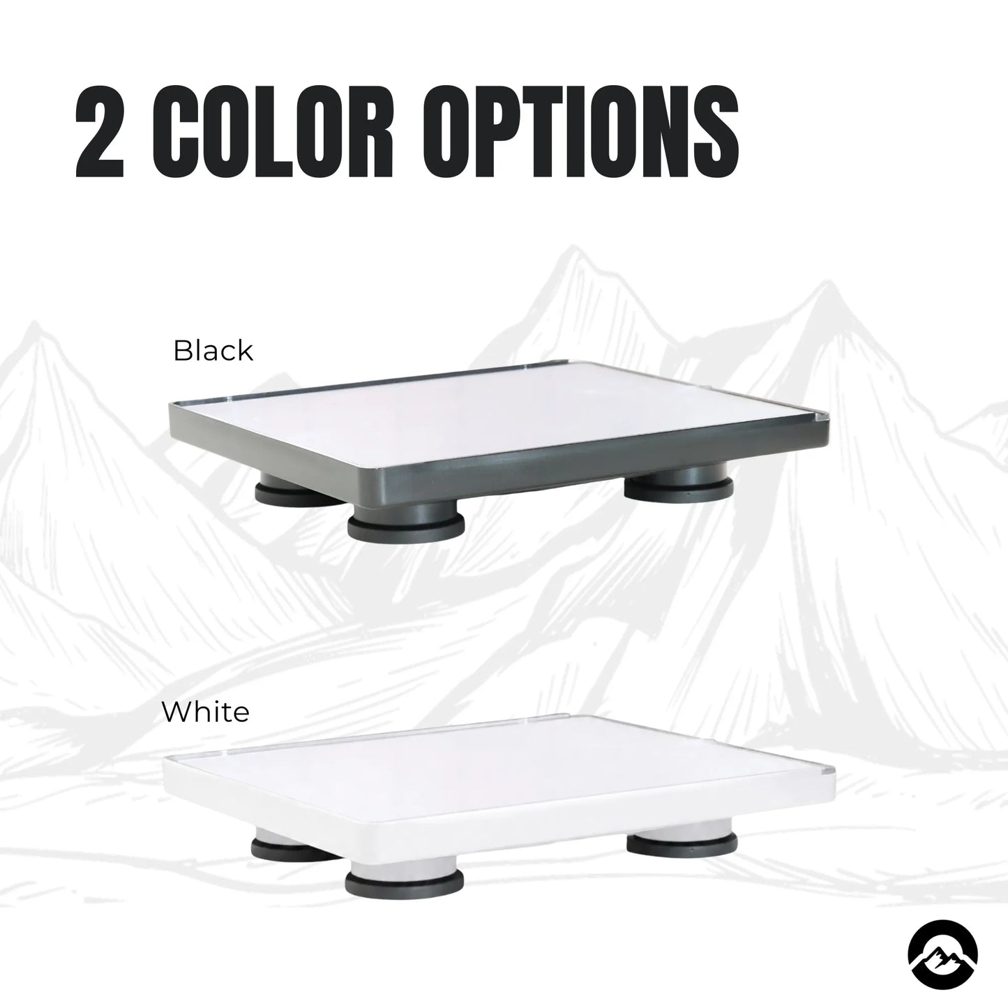 Weather resistant flat magnetic mount for Starlink Mini caravans and RVs