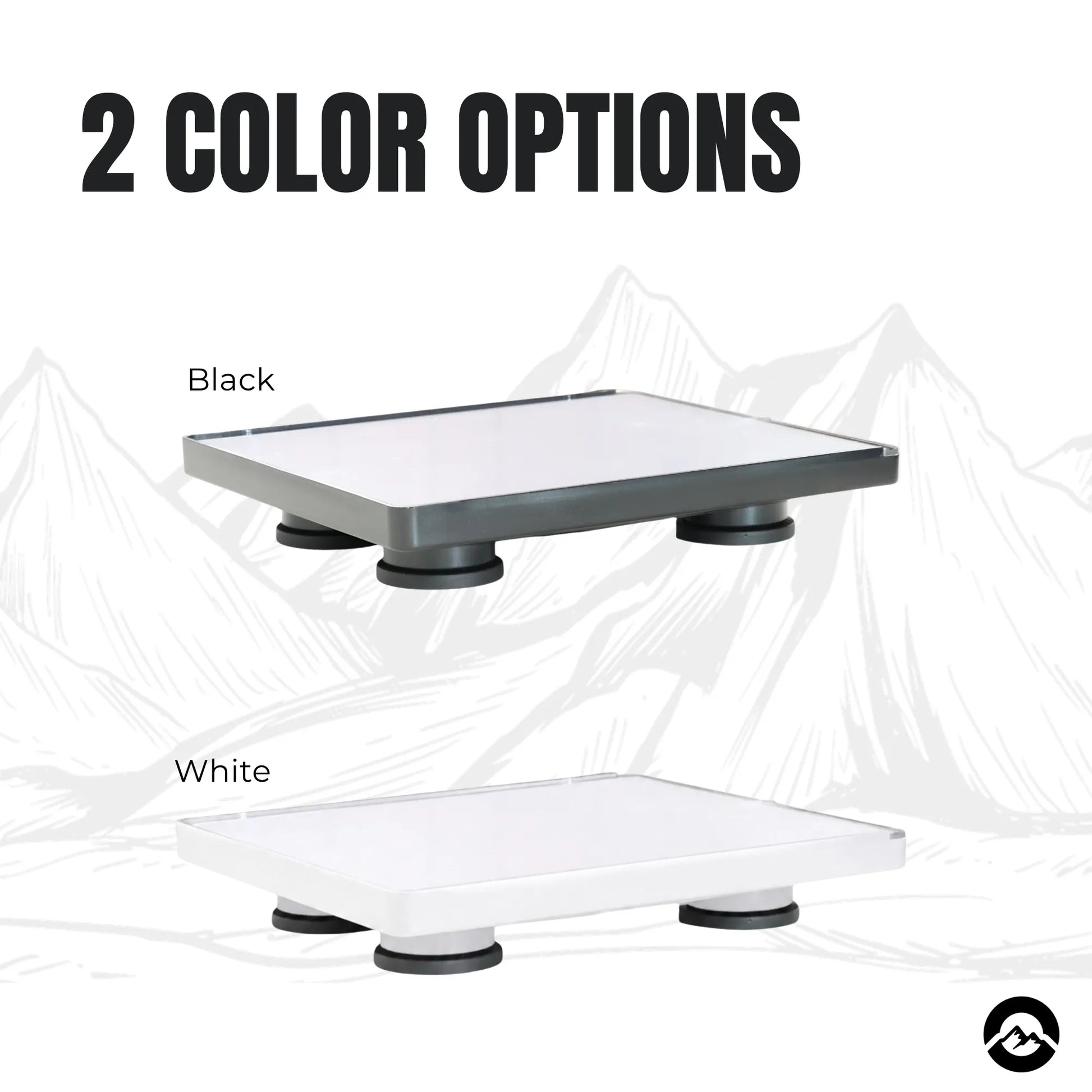Weather resistant flat magnetic mount for Starlink Mini caravans and RVs
