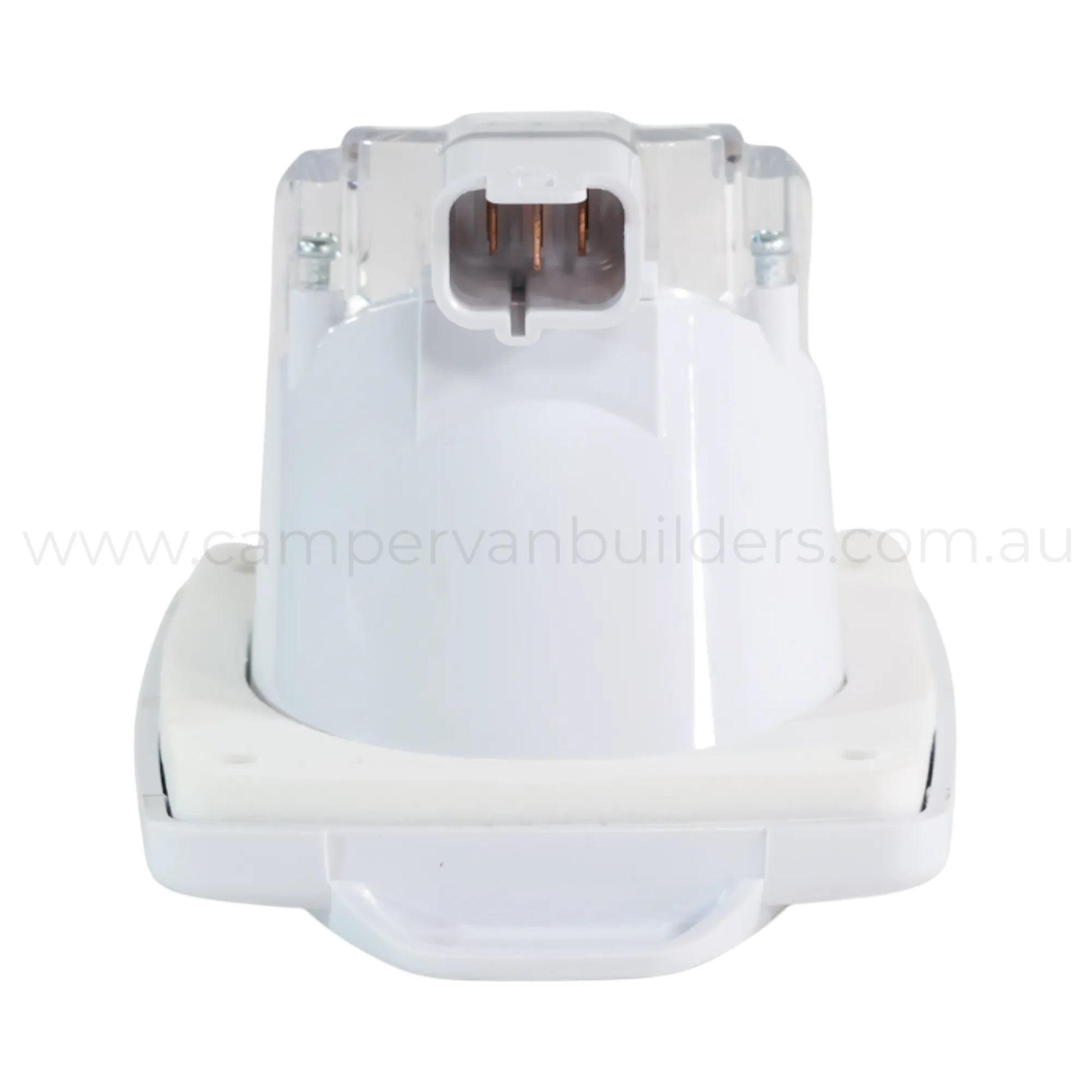 campervan white 10a 240v power socket outlet for clean interior installations