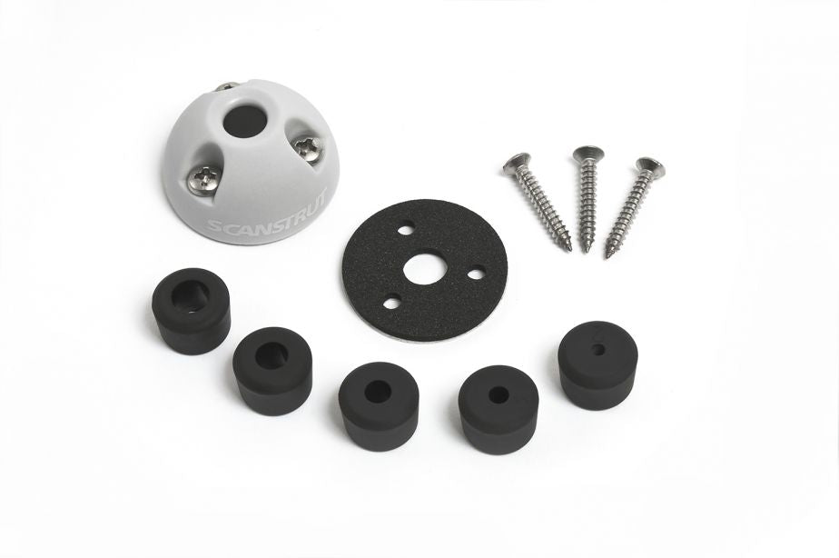 White 2-6mm vertical cable gland 6mm for waterproof roof cable routing