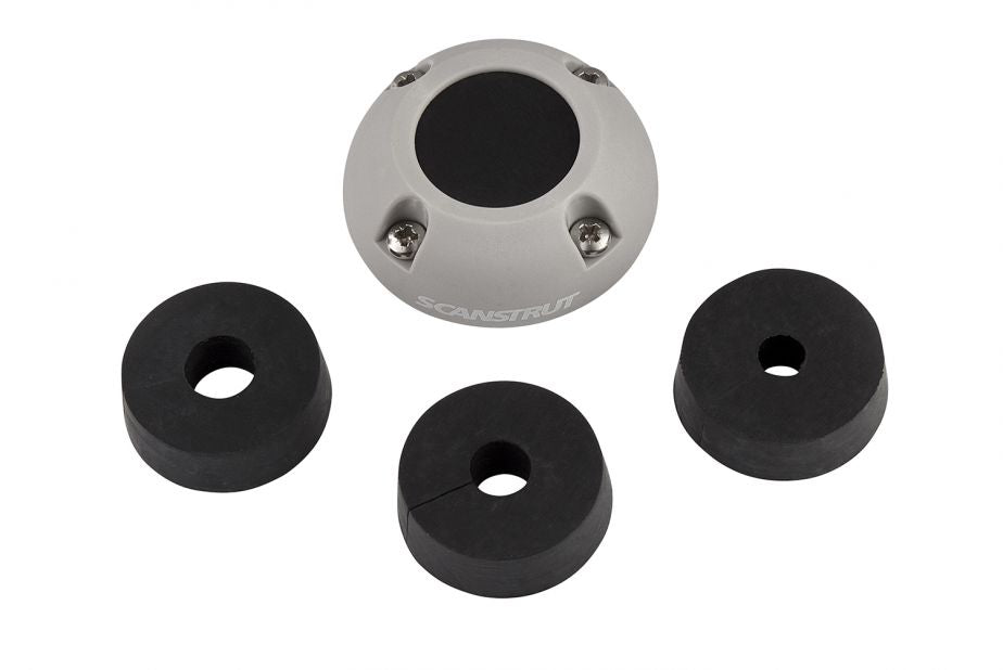 White 9-14mm vertical cable gland 30mm for waterproof roof cable routing