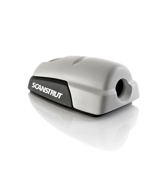 White horizontal cable seal 6-10mm for caravan, rv, and campervan cable entries