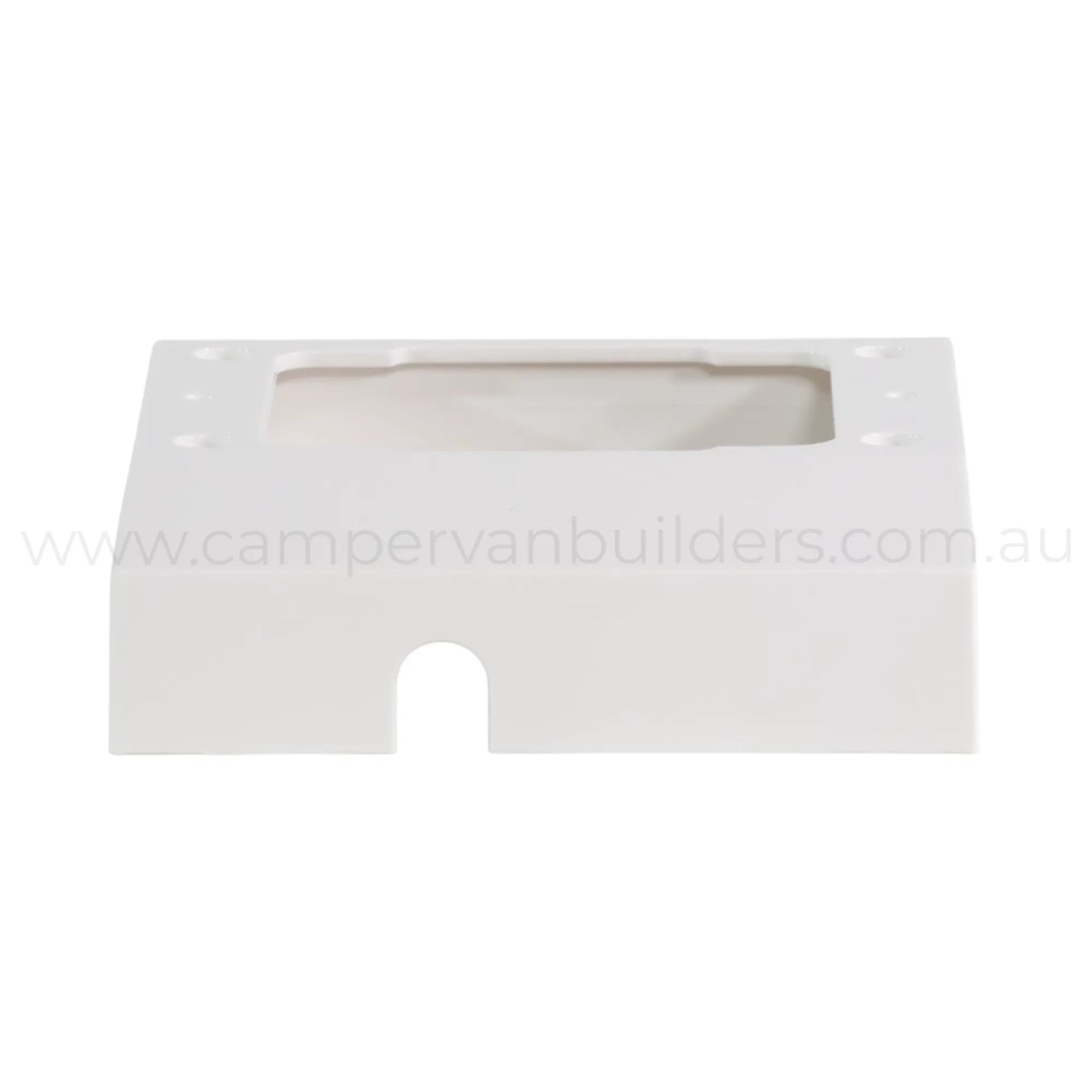 campervan white gpo spacer for neat power point fitment and spacing