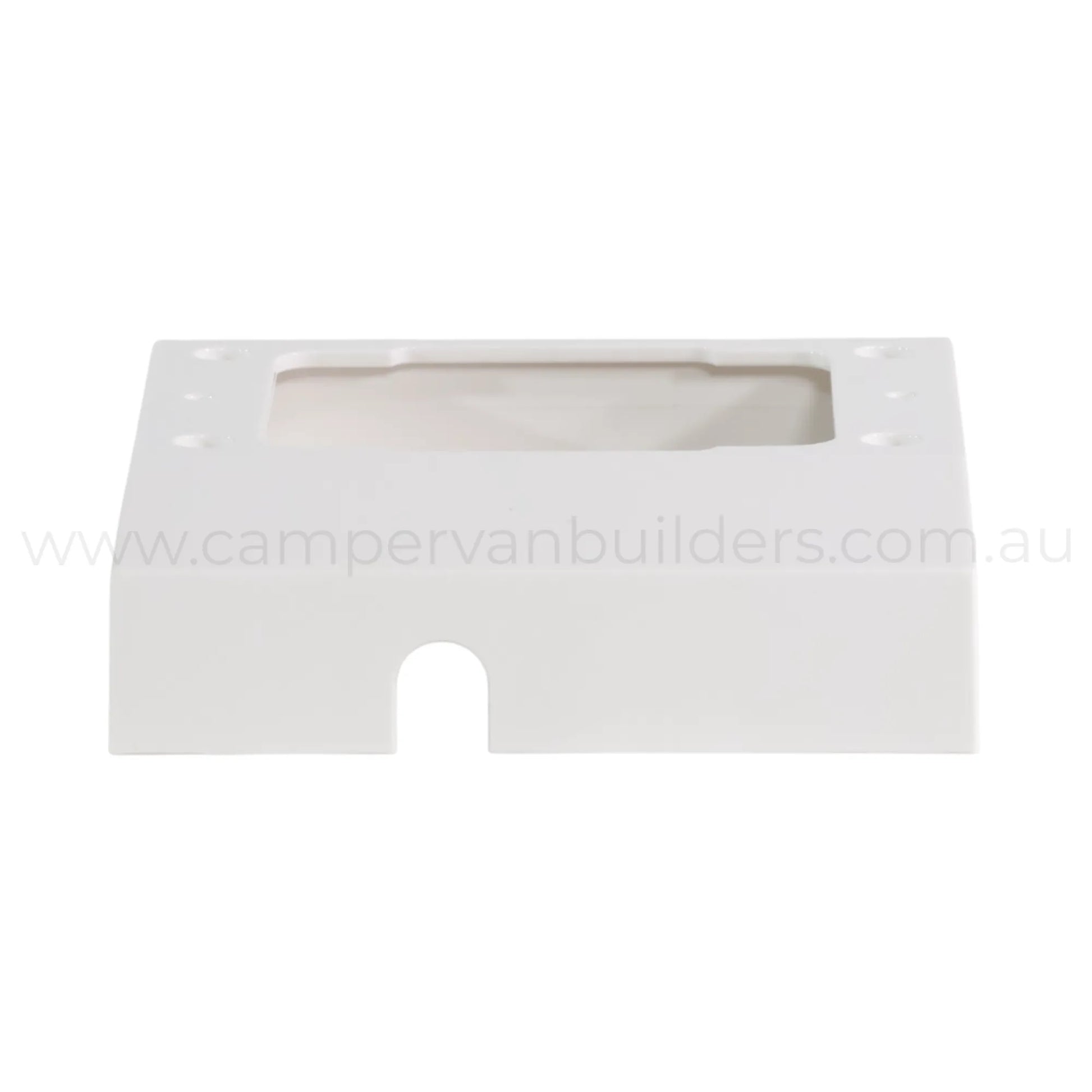campervan white gpo spacer for neat power point fitment and spacing