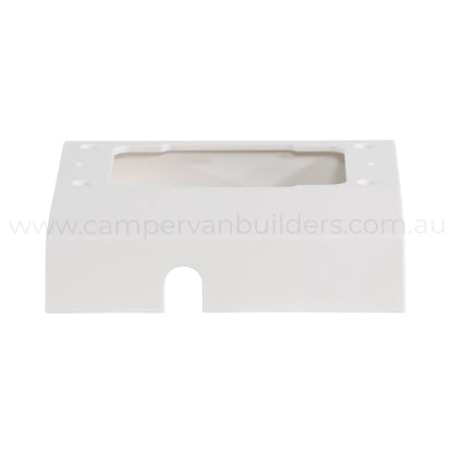 campervan white gpo spacer for neat power point fitment and spacing