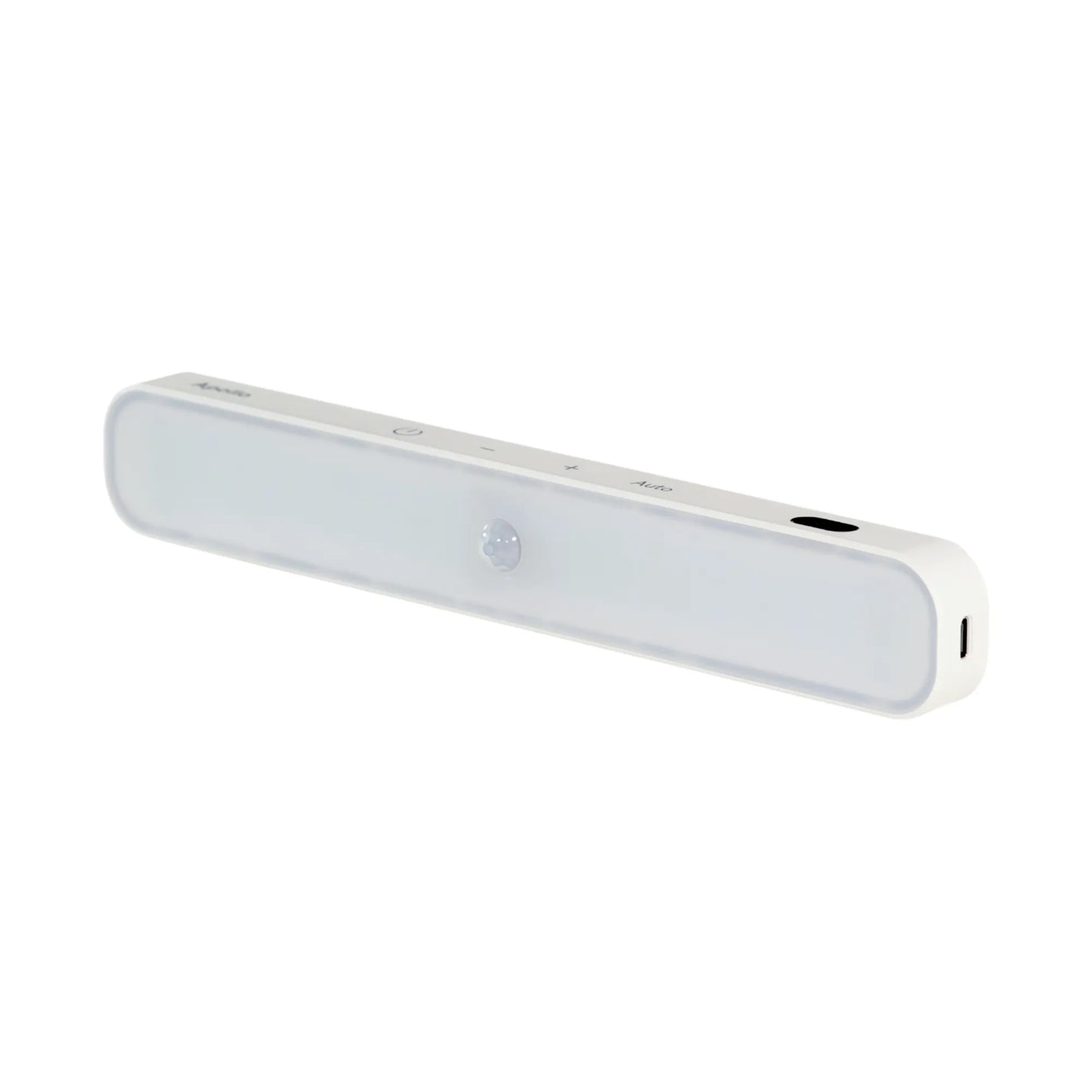 close-up of white Apollo magnetic motion LED light