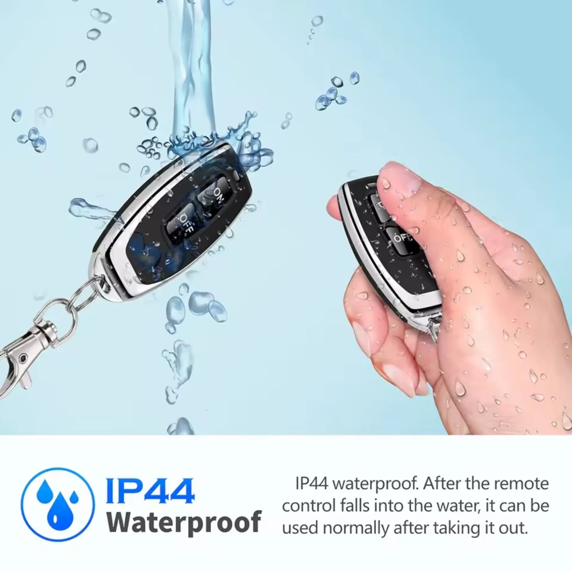 wireless remote relay switch dc 6-36v for rv lighting, pumps, and accessory circuits