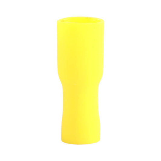 Yellow fully insulated female quick disconnect (100 pack) for caravan, rv, and campervan 12v wiring connections