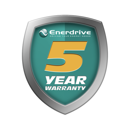 Enerdrive 12V 20A battery charger with cooling fan and cables